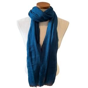 Calvin Klein Lightweight Travel scarf Peacock Blue